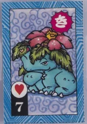 Venusaur 7 of hearts