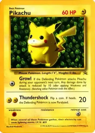 Pikachu [English w/Gray Star]